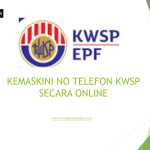 KEMASKINI NO TELEFON KWSP SECARA ONLINE