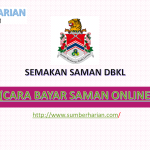 CARA BAYAR SAMAN DBKL ONLINE (SEMAKAN ONLINE)